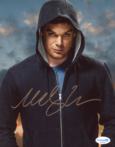 Michael C Hall Dexter Signed Autograph 8x10 Photo ACOA