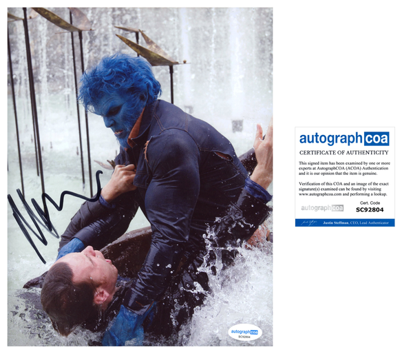 Nicholas Hoult X-men Signed Autograph 8x10 Photo ACOA