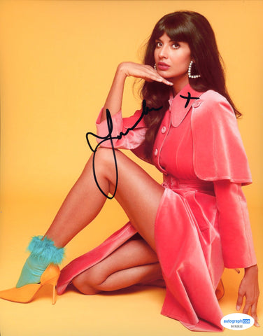 Jameela Jamil Good Place Signed Autograph 8x10 photo ACOA