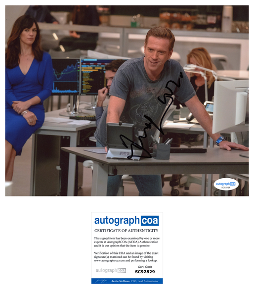 Damian Lewis Billions Signed Autograph 8x10 Photo ACOA