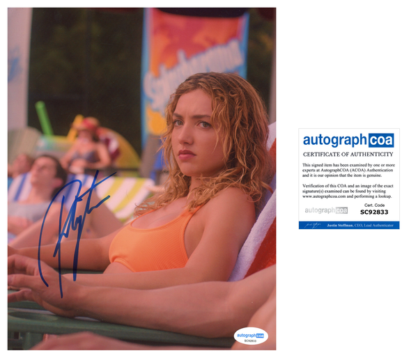 Peyton List Cobra Kai Signed Autograph 8x10 Photo ACOA