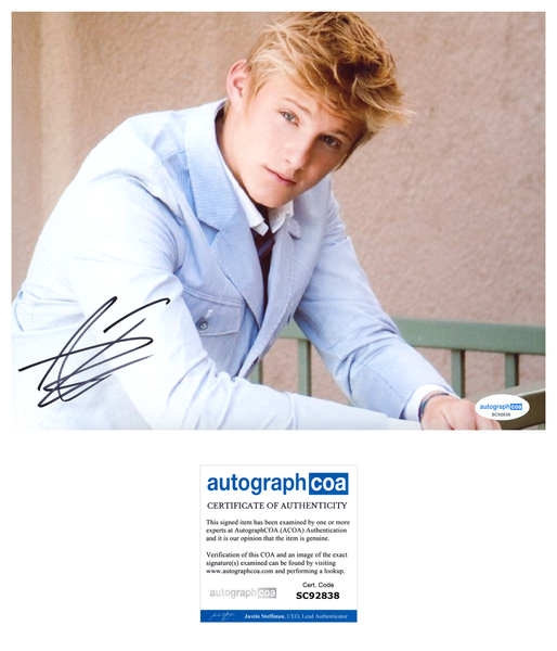 Alexander Ludwig Signed Autograph 8x10 Photo ACOA