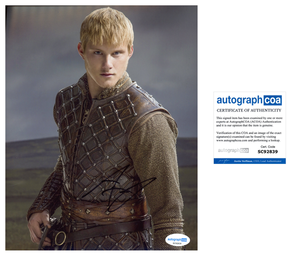 Alexander Ludwig Vikings Signed Autograph 8x10 Photo ACOA