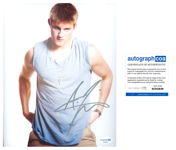 Alexander Ludwig Hunger Games Signed Autograph 8x10 Photo ACOA