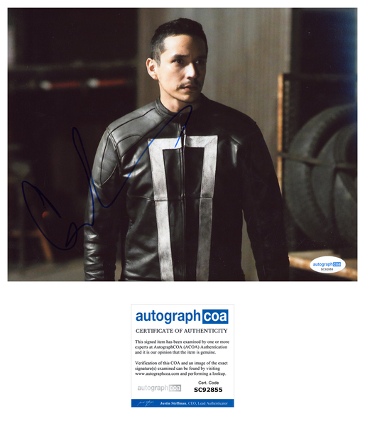 Gabriel Luna Ghost Rider Signed Autograph 8x10 Photo ACOA