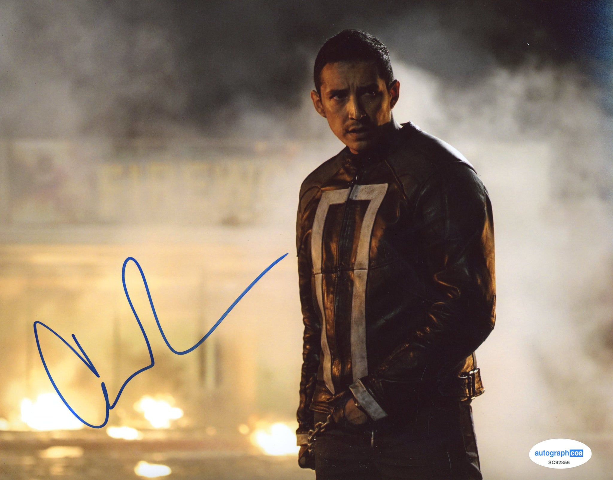 Gabriel Luna Ghost Rider Signed Autograph 8x10 Photo ACOA