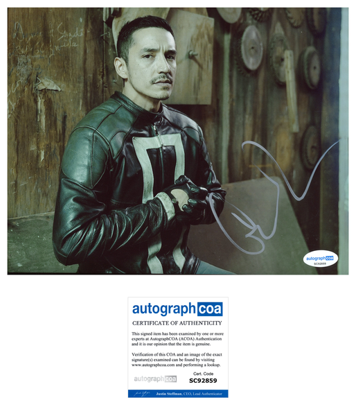 Gabriel Luna Ghost Rider Signed Autograph 8x10 Photo ACOA