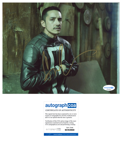 Gabriel Luna Ghost Rider Signed Autograph 8x10 Photo ACOA