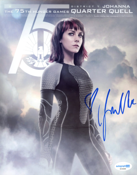 Jena Malone Hunger Games Signed Autograph 8x10 Photo ACOA