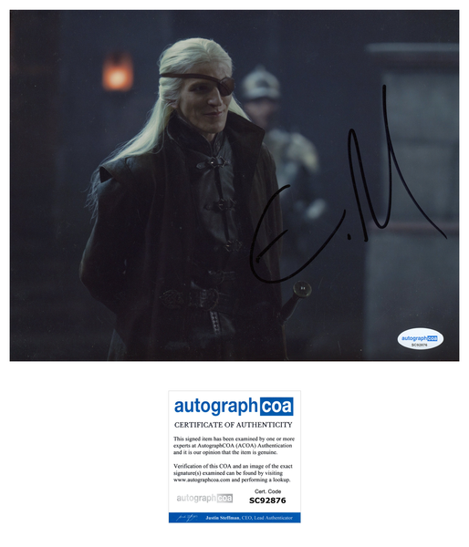 Ewan Mitchell House of the Dragon Signed Autograph 8x10 Photo ACOA