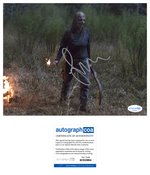 Samantha Morton Walking Dead Signed Autograph 8x10 Photo ACOA