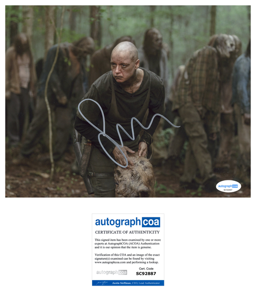 Samantha Morton Walking Dead Signed Autograph 8x10 Photo ACOA