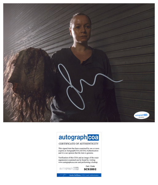 Samantha Morton Walking Dead Signed Autograph 8x10 Photo ACOA