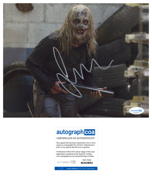 Samantha Morton Walking Dead Signed Autograph 8x10 Photo ACOA