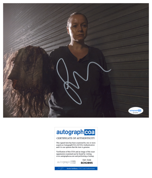 Samantha Morton Walking Dead Signed Autograph 8x10 Photo ACOA