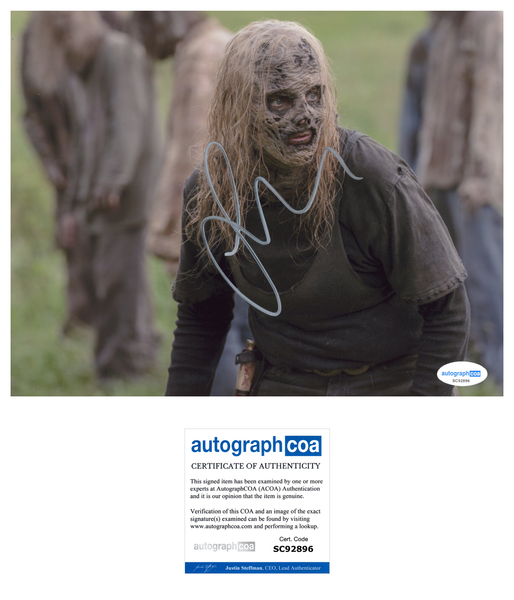 Samantha Morton Walking Dead Signed Autograph 8x10 Photo ACOA