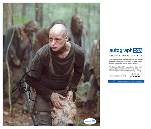 Samantha Morton Walking Dead Signed Autograph 8x10 Photo ACOA