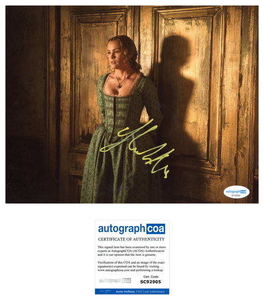 Hannah New Black Sails Signed Autograph 8x10 Photo ACOA