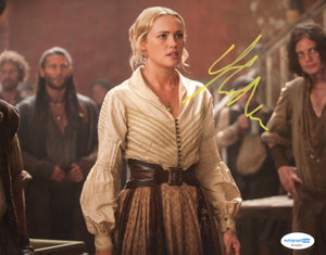 Hannah New Black Sails Signed Autograph 8x10 Photo ACOA