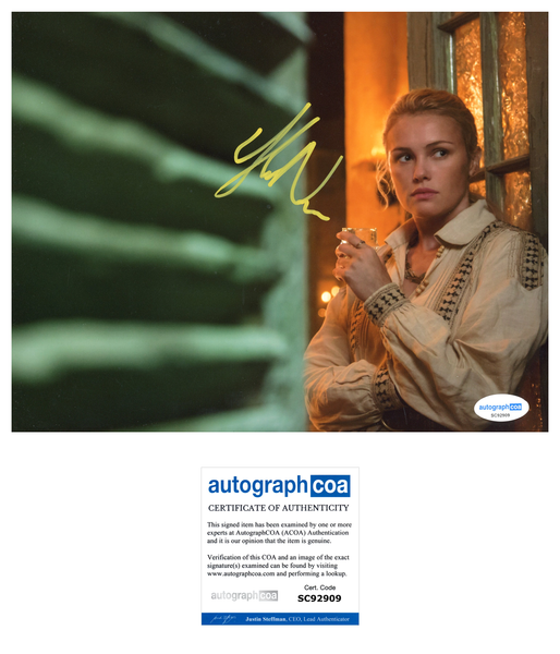 Hannah New Black Sails Signed Autograph 8x10 Photo ACOA