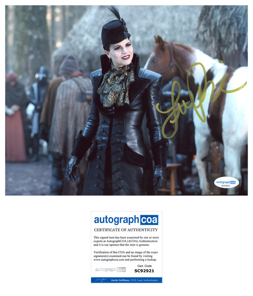 Lana Parrilla Once Upon A Time Signed Autograph 8x10 Photo ACOA