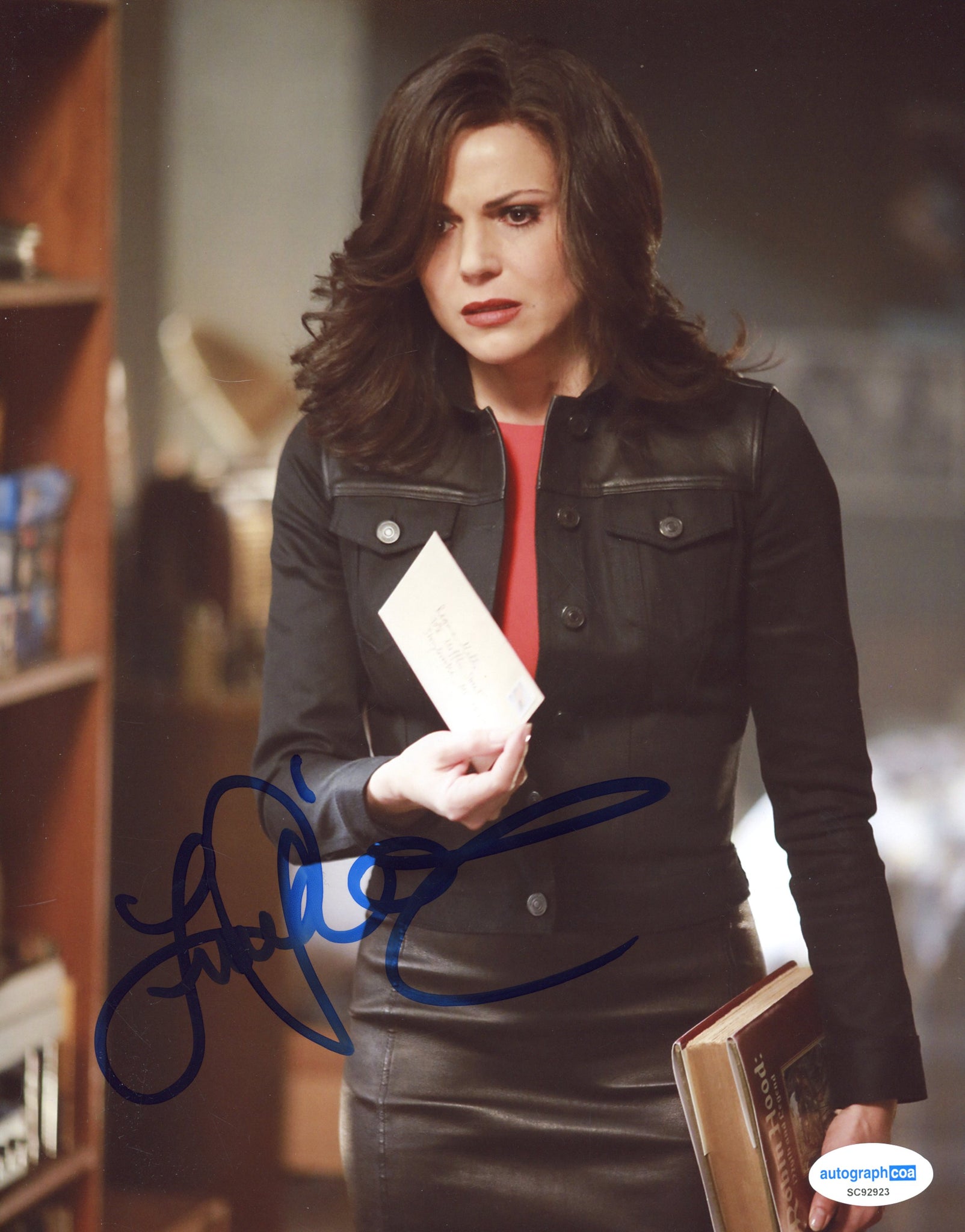 Lana Parrilla Once Upon A Time Signed Autograph 8x10 Photo ACOA