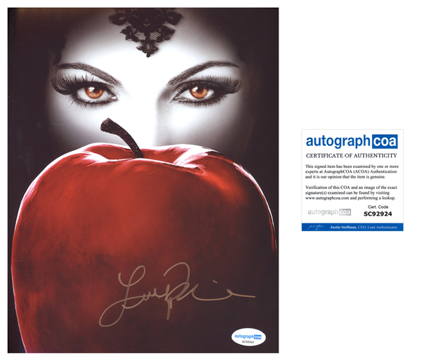 Lana Parrilla Once Upon A Time Signed Autograph 8x10 Photo ACOA