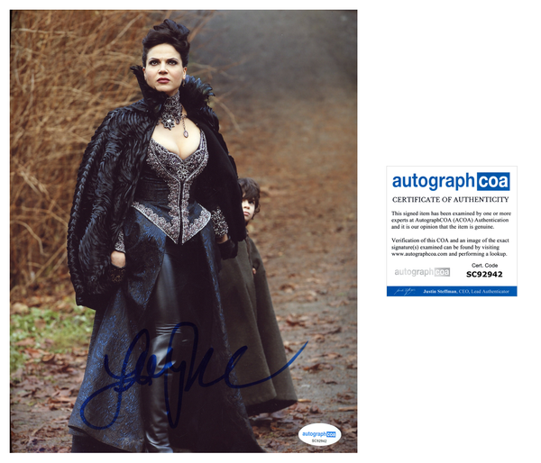 Lana Parrilla Once Upon A Time Signed Autograph 8x10 Photo ACOA