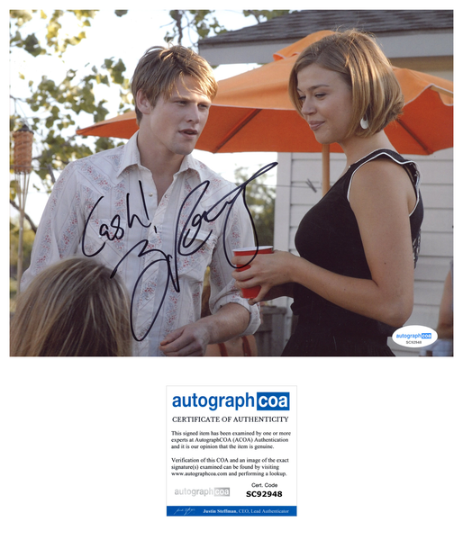 Zach Roerig Friday Night Lights Signed Autograph 8x10 Photo ACOA