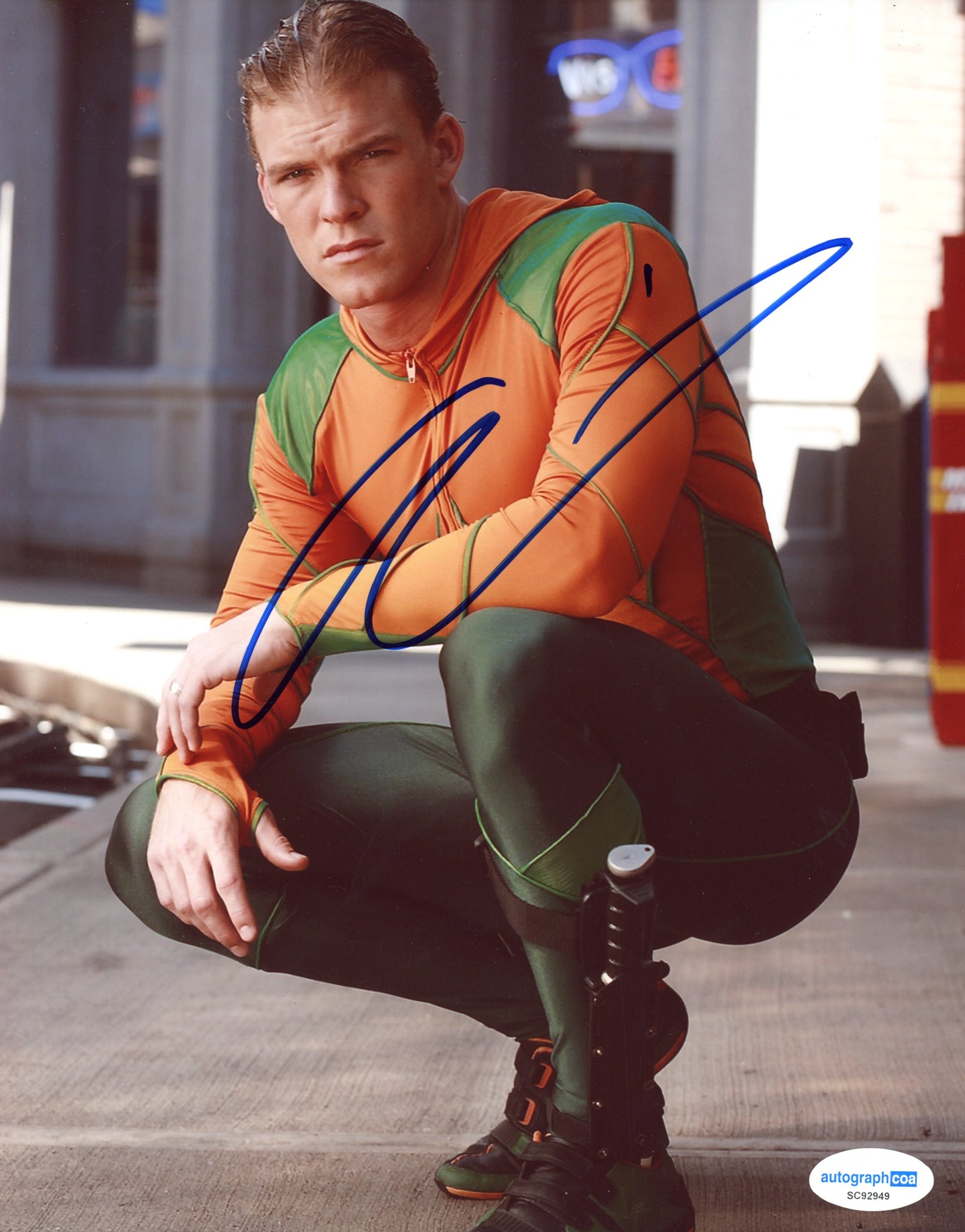 Alan Ritchson Smallville Signed Autograph 8x10 Photo ACOA