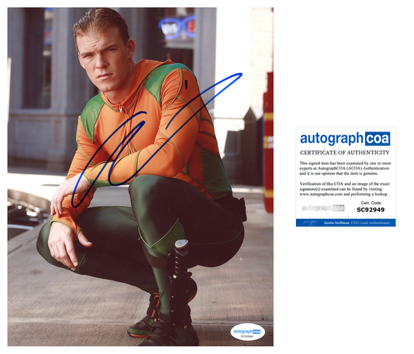 Alan Ritchson Smallville Signed Autograph 8x10 Photo ACOA