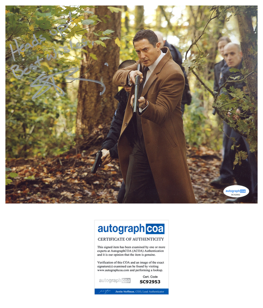 Sasha Roiz Grimm Signed Autograph 8x10 Photo ACOA