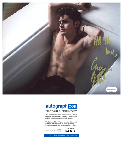 Gregg Sulkin Signed Autograph 8x10 Photo ACOA