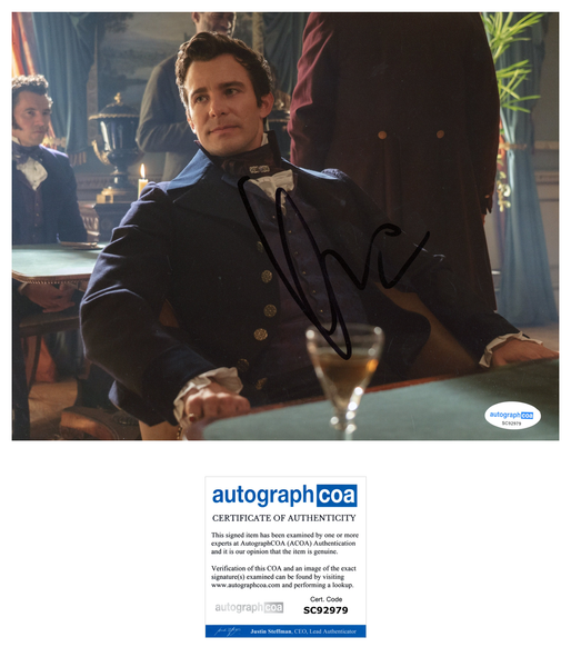 Luke Thompson Bridgerton Signed Autograph 8x10 Photo ACOA