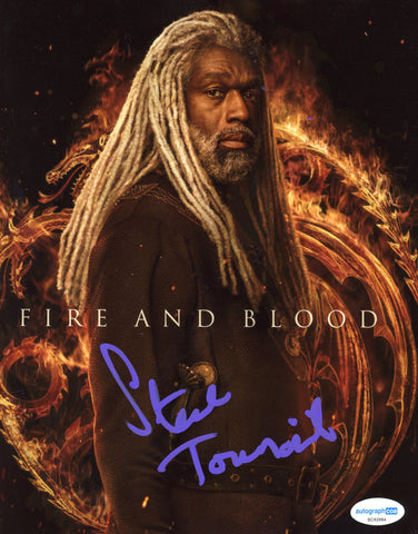 Steve Toussaint House of Dragon Signed Autograph 8x10 Photo ACOA