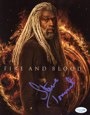 Steve Toussaint House of Dragon Signed Autograph 8x10 Photo ACOA