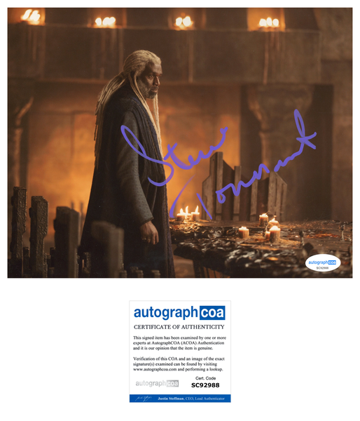 Steve Toussaint House of Dragon Signed Autograph 8x10 Photo ACOA