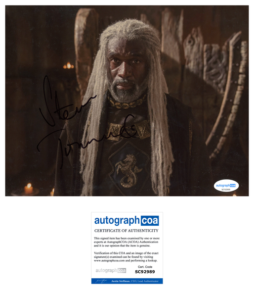 Steve Toussaint House of Dragon Signed Autograph 8x10 Photo ACOA