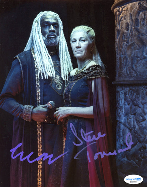 Steve Toussaint & Eve Best House of Dragon Signed Autograph 8x10 ACOA