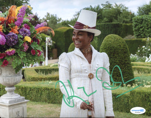 Adjoa Andoh Bridgerton Signed Autograph 8x10 Photo ACOA