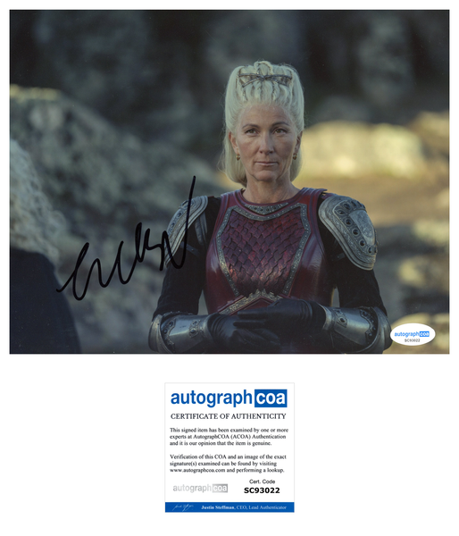 Eve Best House of Dragon Signed Autograph 8x10 Photo ACOA