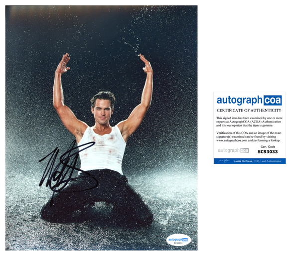 Matt Bomer Magic Mike Signed Autograph 8x10 Photo ACOA