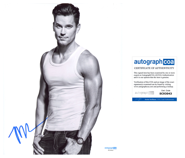 Matt Bomer Magic Mike Signed Autograph 8x10 Photo ACOA