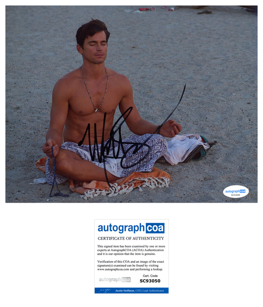 Matt Bomer Signed Autograph 8x10 Photo ACOA