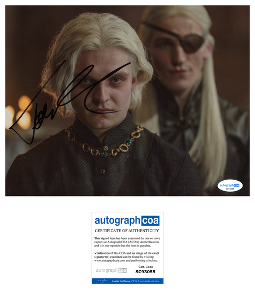 Tom Glynn Carney House of Dragon Signed Autograph 8x10 Photo ACOA