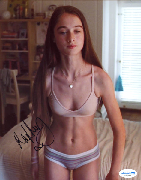 Raffey Cassidy Sexy Signed Autograph 8x10 Photo ACOA