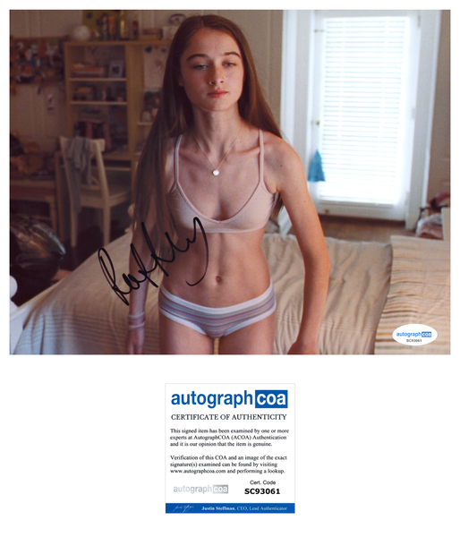 Raffey Cassidy Sexy Signed Autograph 8x10 Photo ACOA