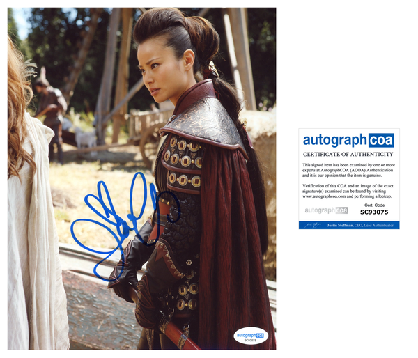 Jamie Chung Once Upon A Time Signed Autograph 8x10 Photo ACOA