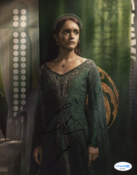 Olivia Cooke House of the Dragon Signed Autograph 8x10 Photo ACOA