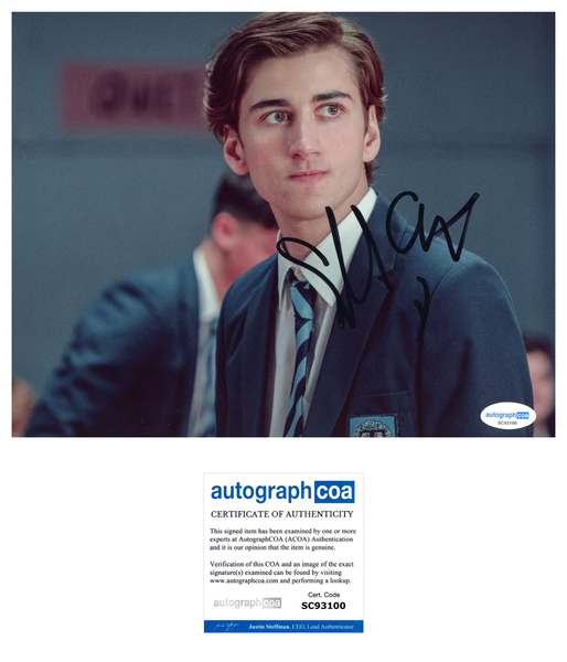 Sebastian Croft Heartstopper Signed Autograph 8x10 Photo ACOA